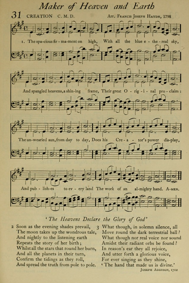 The Pilgrim Hymnal: with responsive readings and other aids to worship page 25