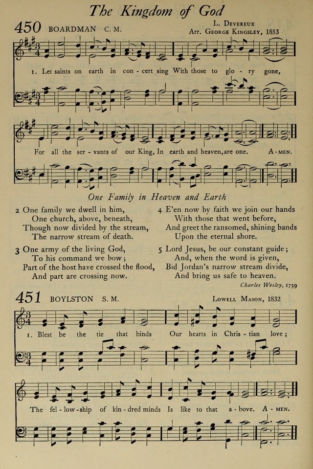 The Pilgrim Hymnal: with responsive readings and other aids to worship page 336