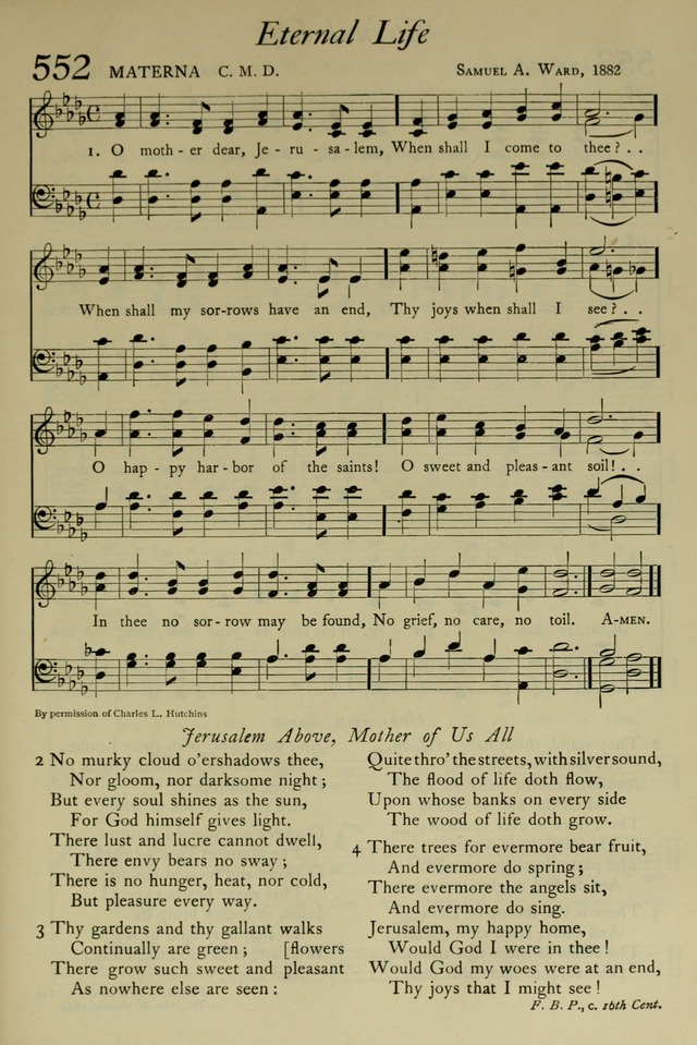 The Pilgrim Hymnal: with responsive readings and other aids to worship page 405