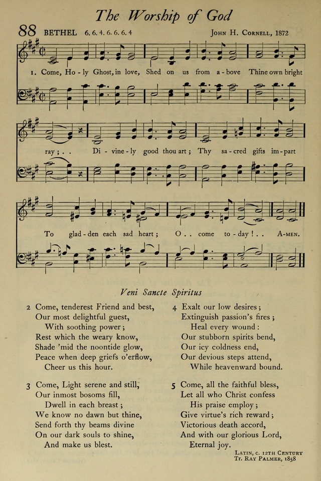 The Pilgrim Hymnal: with responsive readings and other aids to worship page 64