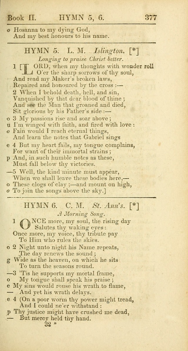 The Psalms, Hymns and Spiritual Songs of the Rev. Isaac Watts, D. D.:  to which are added select hymns, from other authors; and directions for musical expression (New ed.) page 327