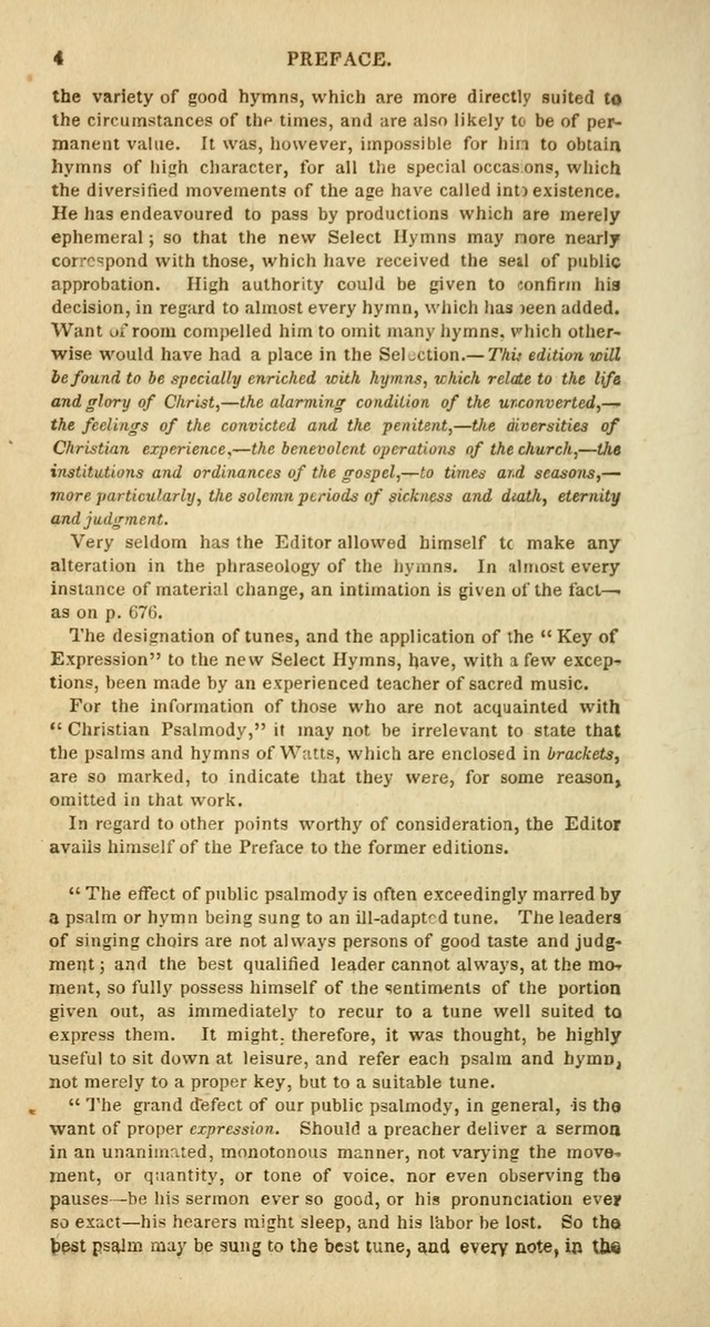 The Psalms, Hymns and Spiritual Songs of the Rev. Isaac Watts, D. D.:  to which are added select hymns, from other authors; and directions for musical expression (New ed.) page x