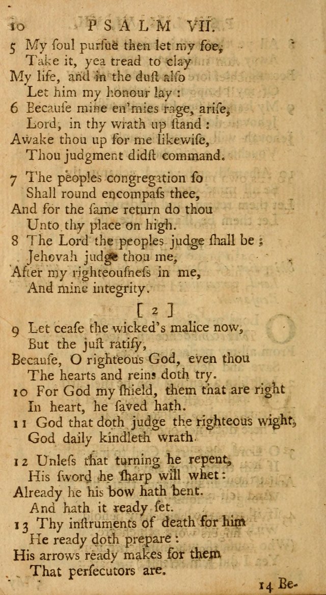 The Psalms, Hymns, and Spiritual Songs of the Old and New-Testament: faithfully translated into English metre: for the use, edification, and comfort of the saints...especially in New-England (25th ed) page 10