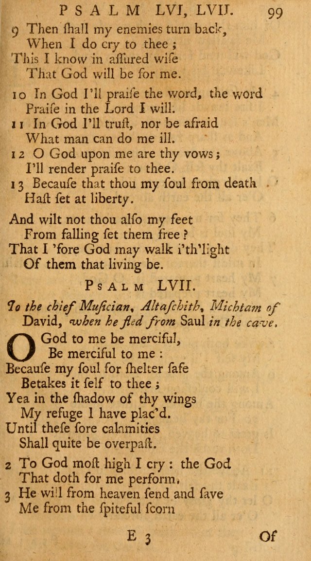 The Psalms, Hymns, and Spiritual Songs of the Old and New-Testament: faithfully translated into English metre: for the use, edification, and comfort of the saints...especially in New-England (25th ed) page 103