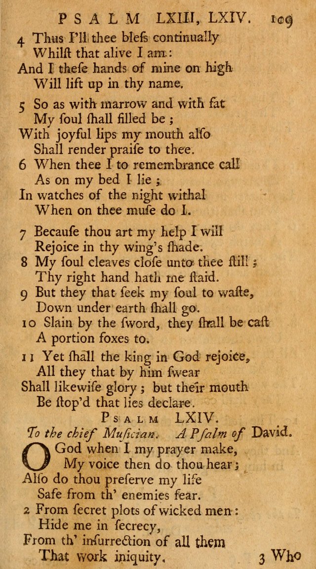 The Psalms, Hymns, and Spiritual Songs of the Old and New-Testament: faithfully translated into English metre: for the use, edification, and comfort of the saints...especially in New-England (25th ed) page 113