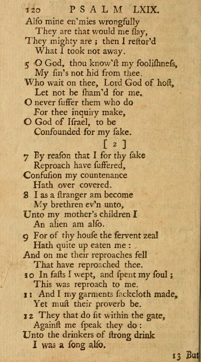 The Psalms, Hymns, and Spiritual Songs of the Old and New-Testament: faithfully translated into English metre: for the use, edification, and comfort of the saints...especially in New-England (25th ed) page 124