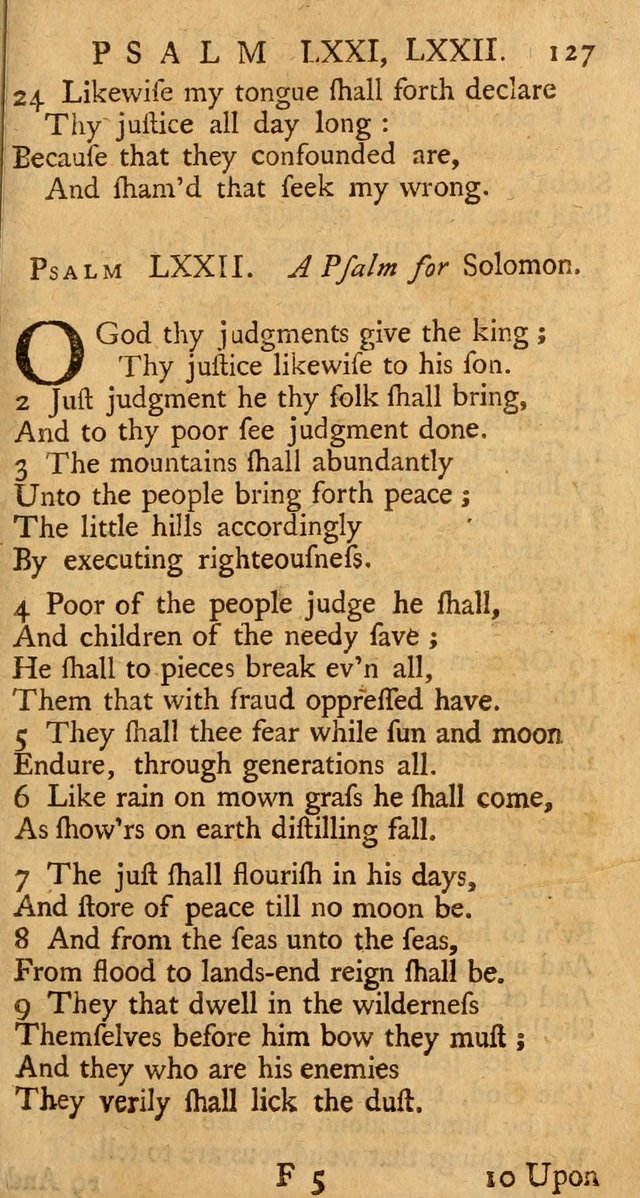 The Psalms, Hymns, and Spiritual Songs of the Old and New-Testament: faithfully translated into English metre: for the use, edification, and comfort of the saints...especially in New-England (25th ed) page 131