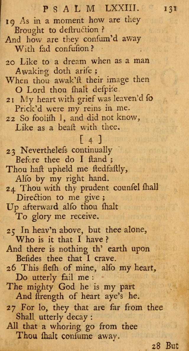 The Psalms, Hymns, and Spiritual Songs of the Old and New-Testament: faithfully translated into English metre: for the use, edification, and comfort of the saints...especially in New-England (25th ed) page 135