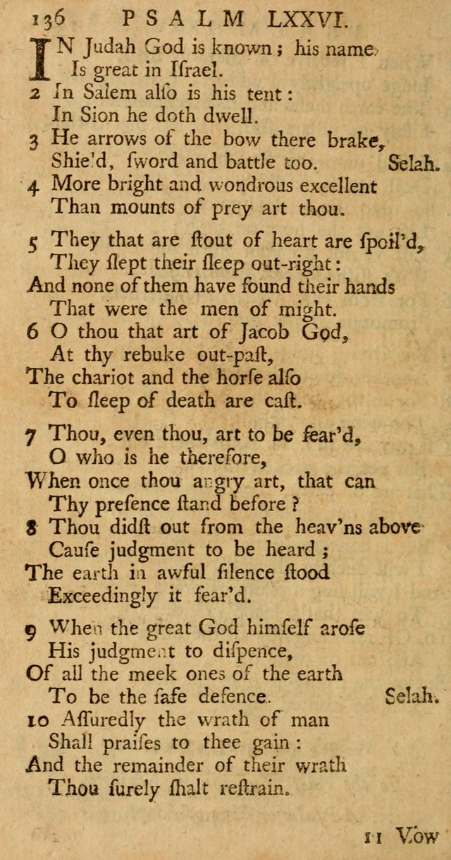 The Psalms, Hymns, and Spiritual Songs of the Old and New-Testament: faithfully translated into English metre: for the use, edification, and comfort of the saints...especially in New-England (25th ed) page 140