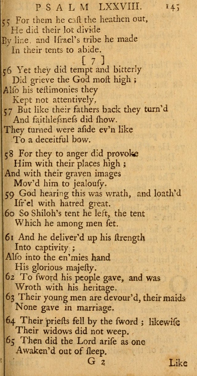 The Psalms, Hymns, and Spiritual Songs of the Old and New-Testament: faithfully translated into English metre: for the use, edification, and comfort of the saints...especially in New-England (25th ed) page 151