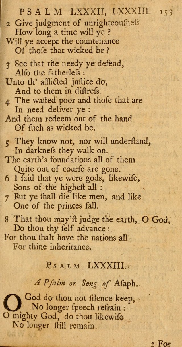 The Psalms, Hymns, and Spiritual Songs of the Old and New-Testament: faithfully translated into English metre: for the use, edification, and comfort of the saints...especially in New-England (25th ed) page 161