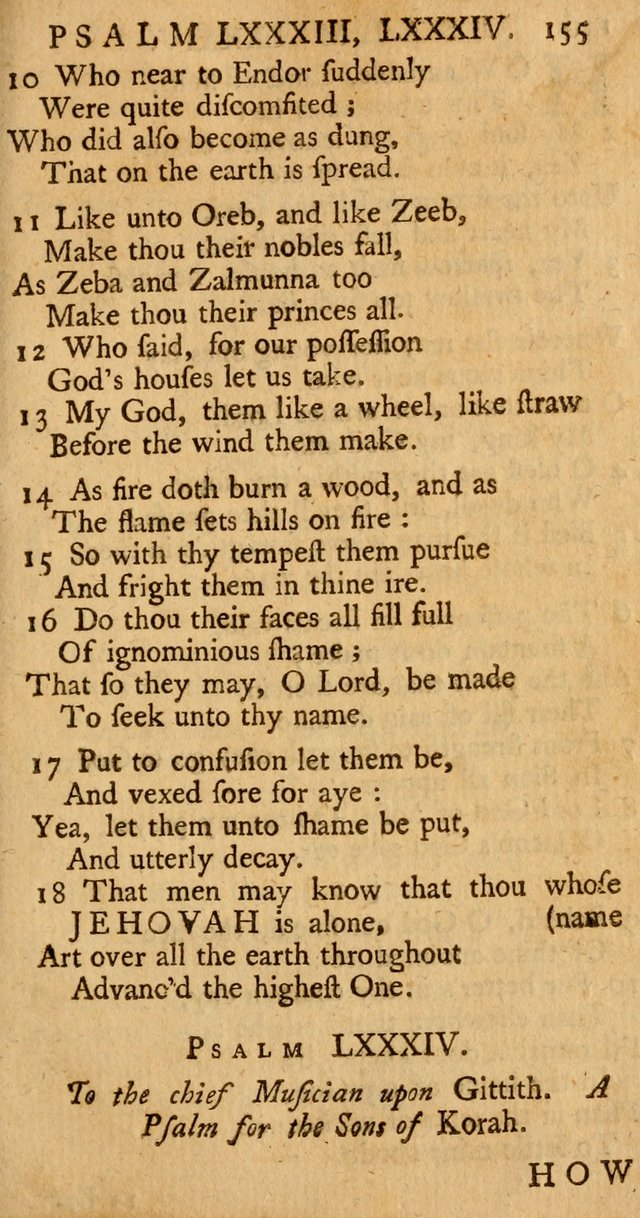 The Psalms, Hymns, and Spiritual Songs of the Old and New-Testament: faithfully translated into English metre: for the use, edification, and comfort of the saints...especially in New-England (25th ed) page 163