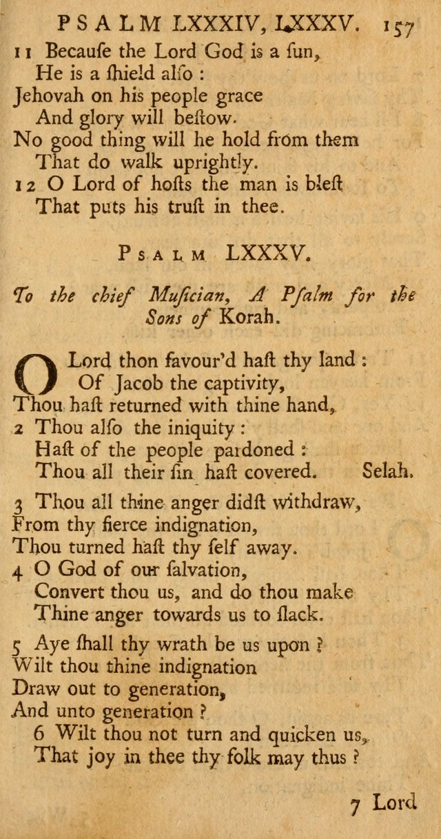 The Psalms, Hymns, and Spiritual Songs of the Old and New-Testament: faithfully translated into English metre: for the use, edification, and comfort of the saints...especially in New-England (25th ed) page 165