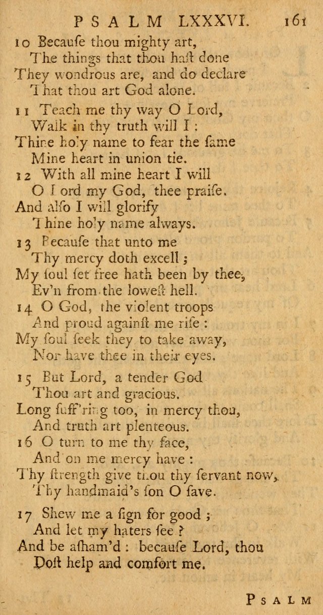 The Psalms, Hymns, and Spiritual Songs of the Old and New-Testament: faithfully translated into English metre: for the use, edification, and comfort of the saints...especially in New-England (25th ed) page 169