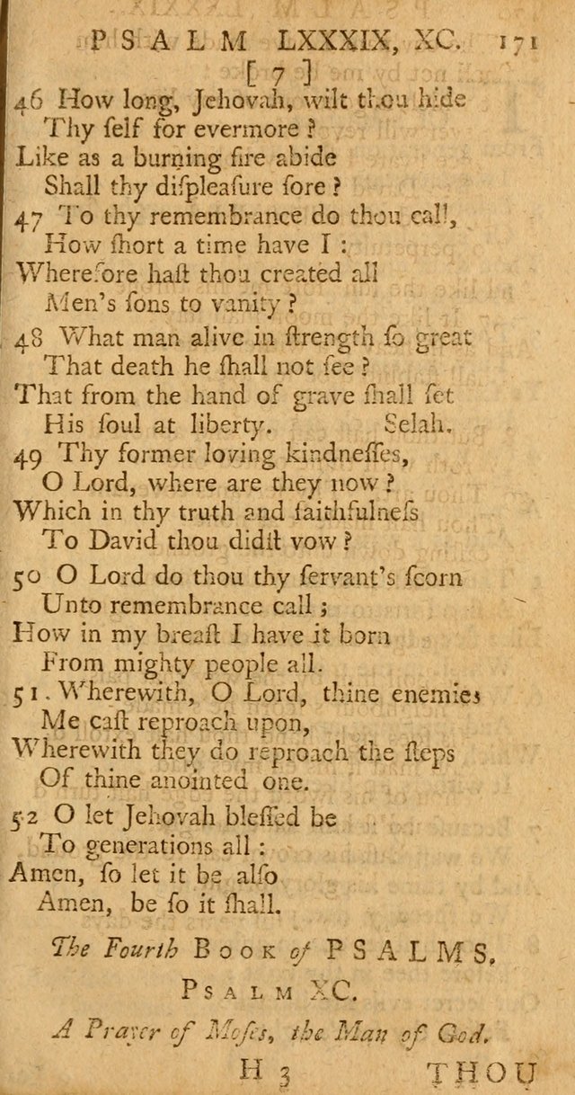 The Psalms, Hymns, and Spiritual Songs of the Old and New-Testament: faithfully translated into English metre: for the use, edification, and comfort of the saints...especially in New-England (25th ed) page 179