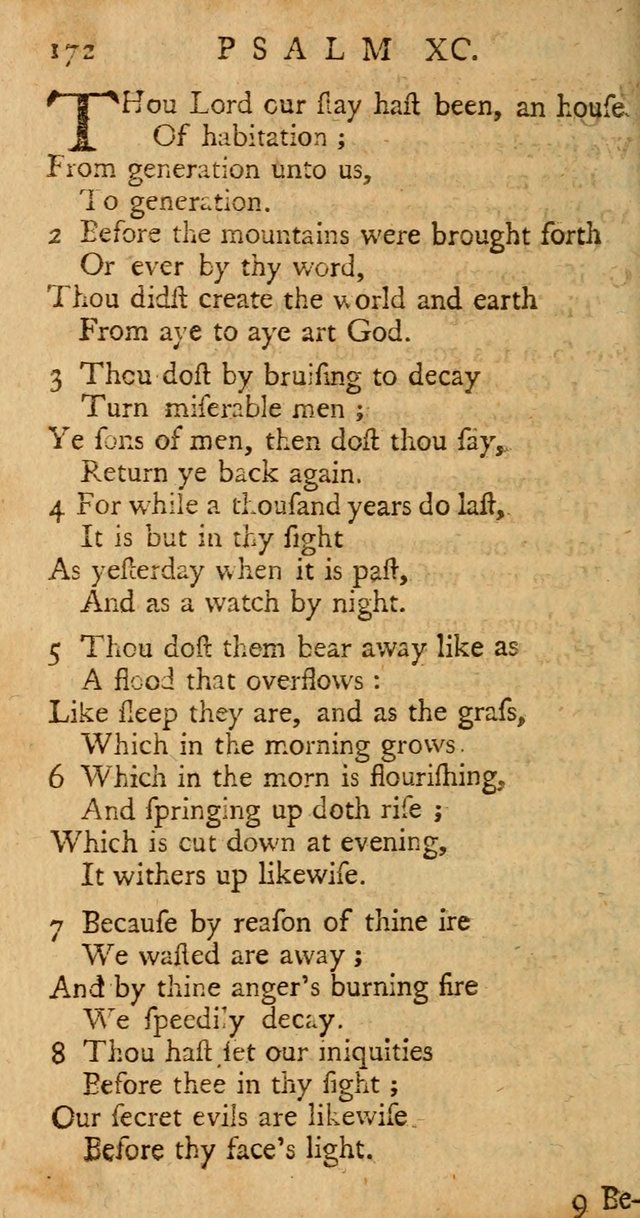 The Psalms, Hymns, and Spiritual Songs of the Old and New-Testament: faithfully translated into English metre: for the use, edification, and comfort of the saints...especially in New-England (25th ed) page 180