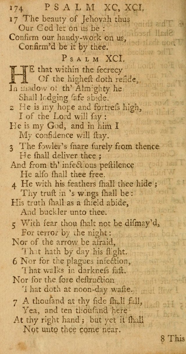 The Psalms, Hymns, and Spiritual Songs of the Old and New-Testament: faithfully translated into English metre: for the use, edification, and comfort of the saints...especially in New-England (25th ed) page 182