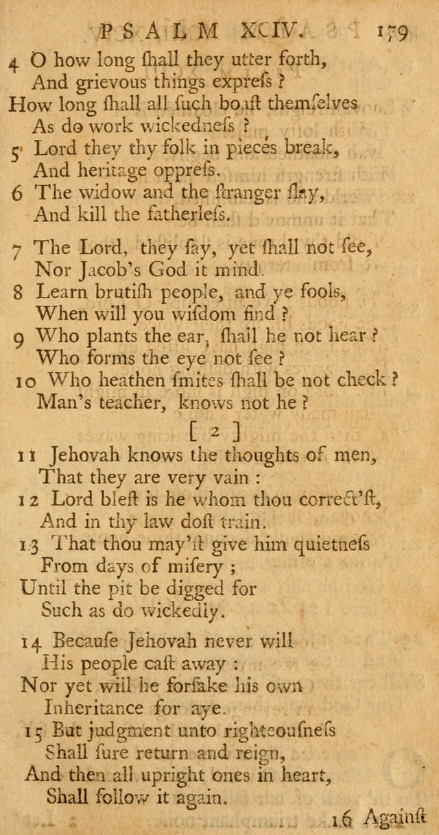 The Psalms, Hymns, and Spiritual Songs of the Old and New-Testament: faithfully translated into English metre: for the use, edification, and comfort of the saints...especially in New-England (25th ed) page 187