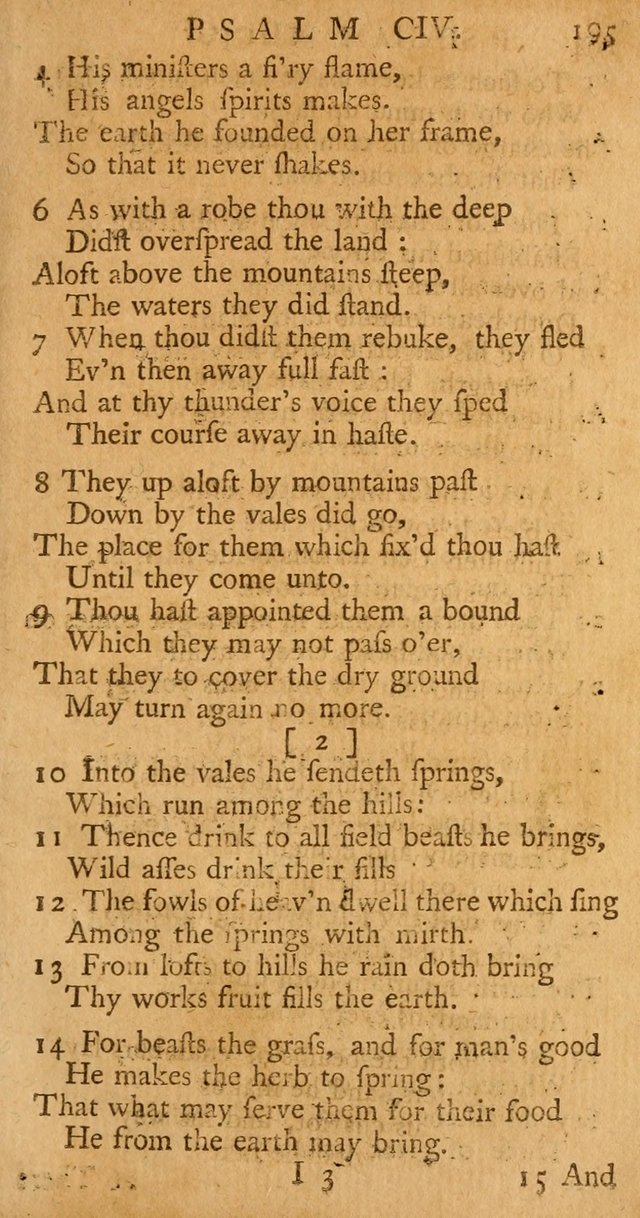 The Psalms, Hymns, and Spiritual Songs of the Old and New-Testament: faithfully translated into English metre: for the use, edification, and comfort of the saints...especially in New-England (25th ed) page 203