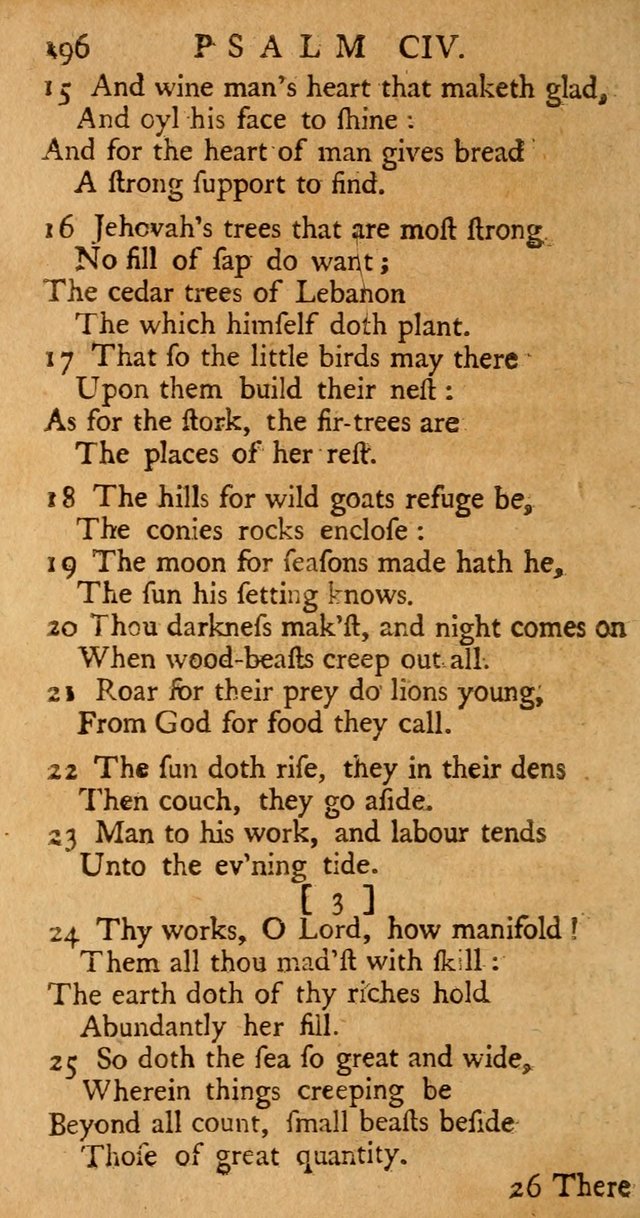 The Psalms, Hymns, and Spiritual Songs of the Old and New-Testament: faithfully translated into English metre: for the use, edification, and comfort of the saints...especially in New-England (25th ed) page 204