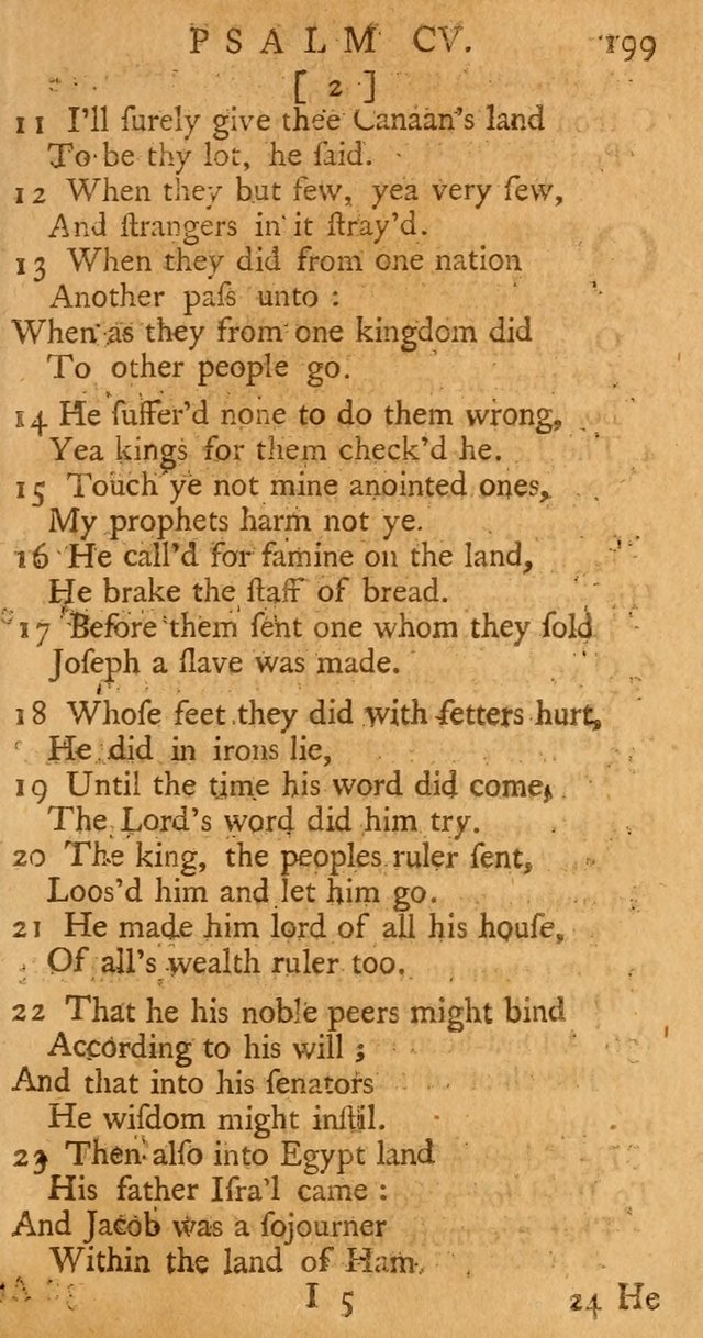 The Psalms, Hymns, and Spiritual Songs of the Old and New-Testament: faithfully translated into English metre: for the use, edification, and comfort of the saints...especially in New-England (25th ed) page 207