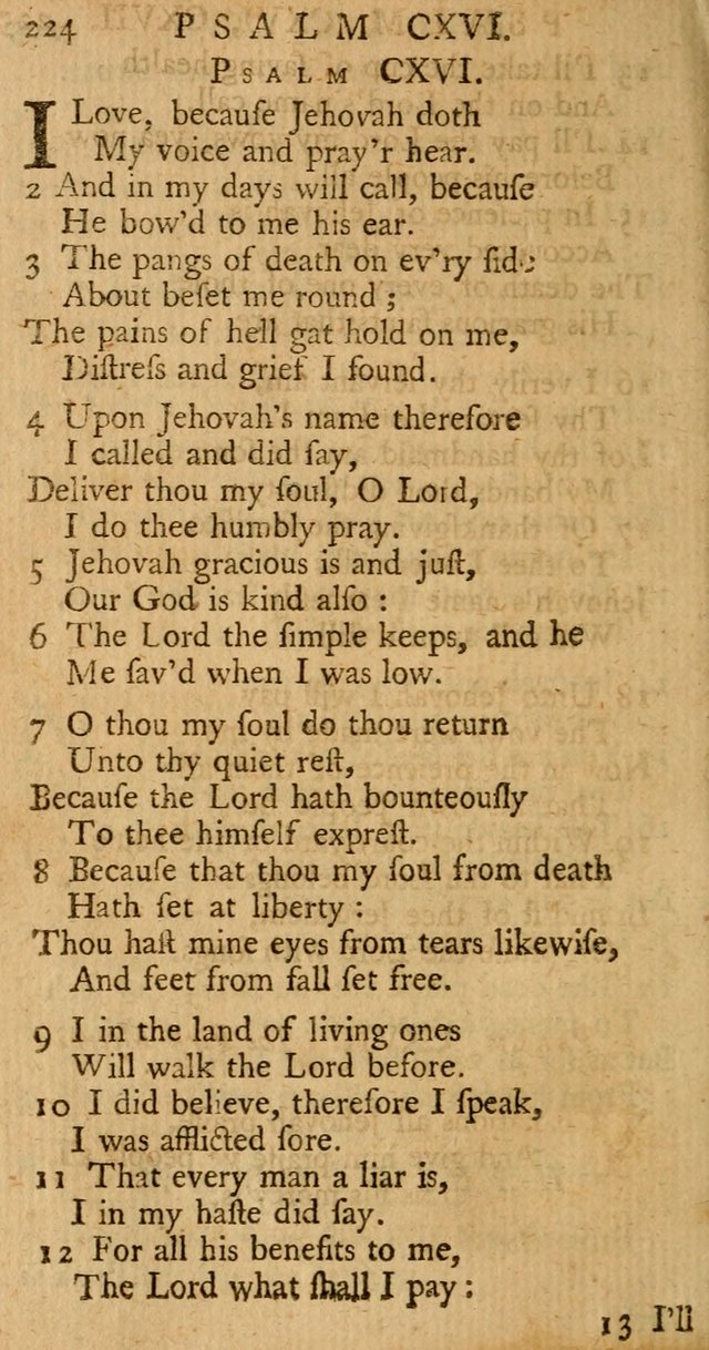 The Psalms, Hymns, and Spiritual Songs of the Old and New-Testament: faithfully translated into English metre: for the use, edification, and comfort of the saints...especially in New-England (25th ed) page 232