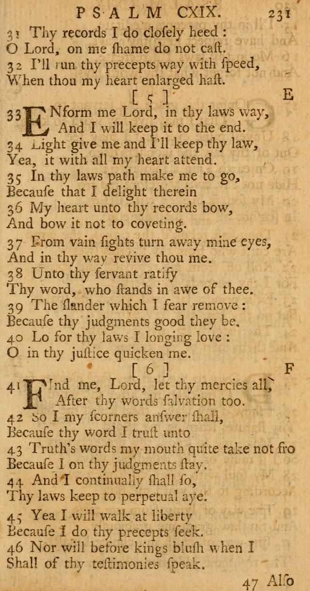 The Psalms, Hymns, and Spiritual Songs of the Old and New-Testament: faithfully translated into English metre: for the use, edification, and comfort of the saints...especially in New-England (25th ed) page 239