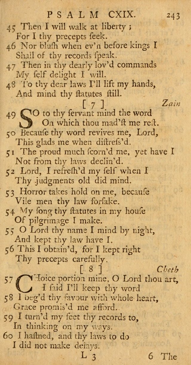 The Psalms, Hymns, and Spiritual Songs of the Old and New-Testament: faithfully translated into English metre: for the use, edification, and comfort of the saints...especially in New-England (25th ed) page 251