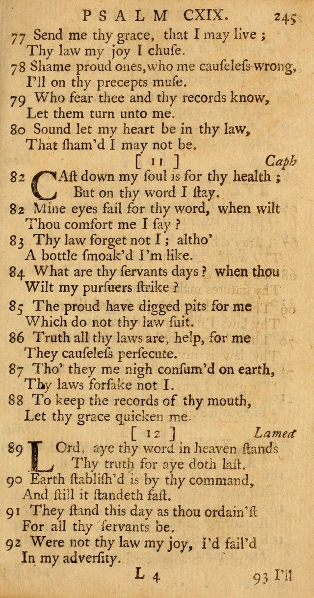 The Psalms, Hymns, and Spiritual Songs of the Old and New-Testament: faithfully translated into English metre: for the use, edification, and comfort of the saints...especially in New-England (25th ed) page 253