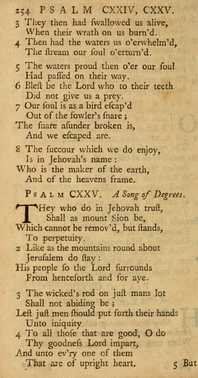 The Psalms, Hymns, and Spiritual Songs of the Old and New-Testament: faithfully translated into English metre: for the use, edification, and comfort of the saints...especially in New-England (25th ed) page 262