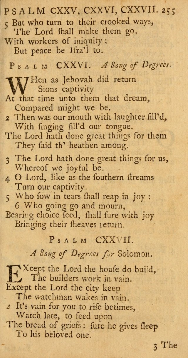 The Psalms, Hymns, and Spiritual Songs of the Old and New-Testament: faithfully translated into English metre: for the use, edification, and comfort of the saints...especially in New-England (25th ed) page 263