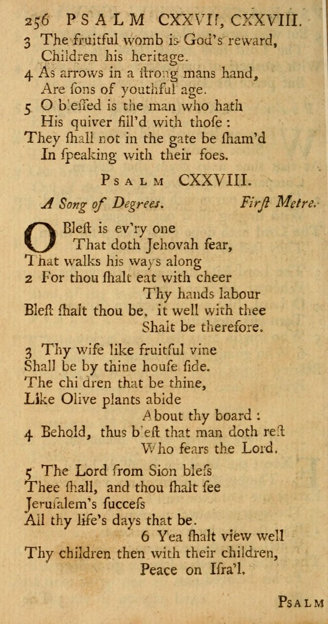 The Psalms, Hymns, and Spiritual Songs of the Old and New-Testament: faithfully translated into English metre: for the use, edification, and comfort of the saints...especially in New-England (25th ed) page 264