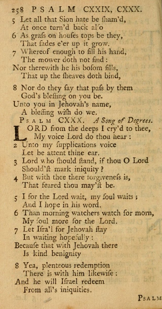 The Psalms, Hymns, and Spiritual Songs of the Old and New-Testament: faithfully translated into English metre: for the use, edification, and comfort of the saints...especially in New-England (25th ed) page 266