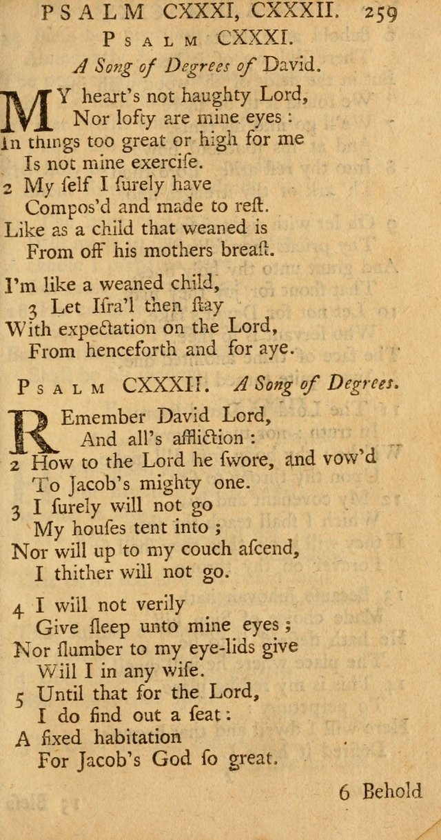 The Psalms, Hymns, and Spiritual Songs of the Old and New-Testament: faithfully translated into English metre: for the use, edification, and comfort of the saints...especially in New-England (25th ed) page 267