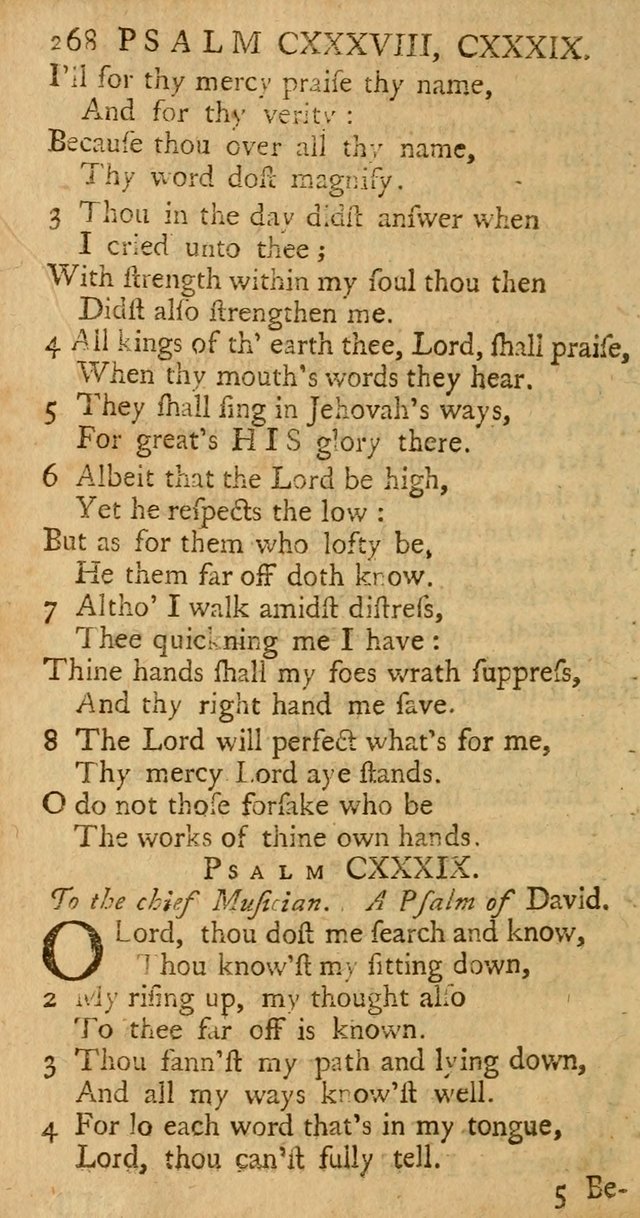 The Psalms, Hymns, and Spiritual Songs of the Old and New-Testament: faithfully translated into English metre: for the use, edification, and comfort of the saints...especially in New-England (25th ed) page 276