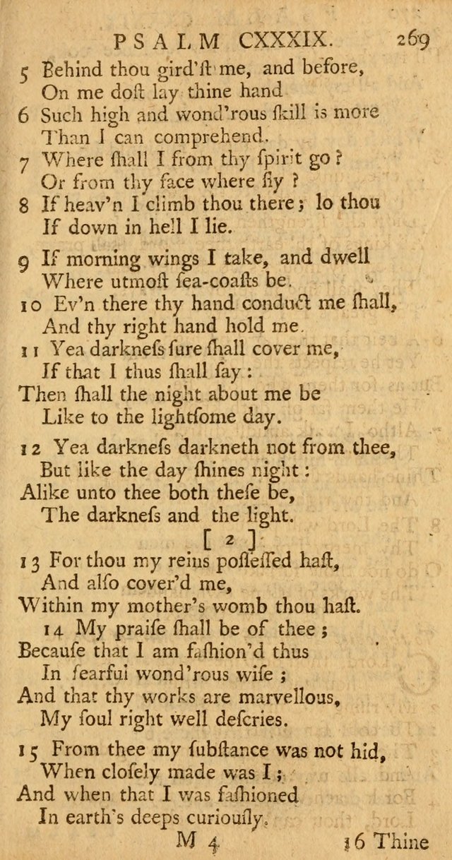 The Psalms, Hymns, and Spiritual Songs of the Old and New-Testament: faithfully translated into English metre: for the use, edification, and comfort of the saints...especially in New-England (25th ed) page 277