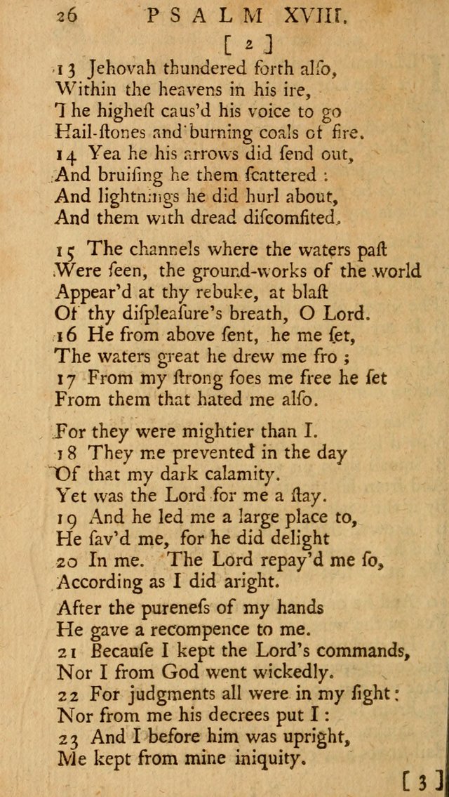 The Psalms, Hymns, and Spiritual Songs of the Old and New-Testament: faithfully translated into English metre: for the use, edification, and comfort of the saints...especially in New-England (25th ed) page 28