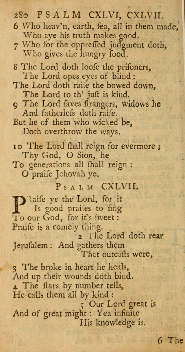 The Psalms, Hymns, and Spiritual Songs of the Old and New-Testament: faithfully translated into English metre: for the use, edification, and comfort of the saints...especially in New-England (25th ed) page 288