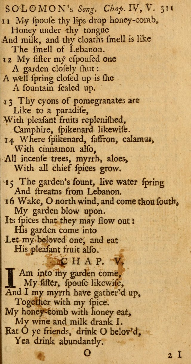 The Psalms, Hymns, and Spiritual Songs of the Old and New-Testament: faithfully translated into English metre: for the use, edification, and comfort of the saints...especially in New-England (25th ed) page 319