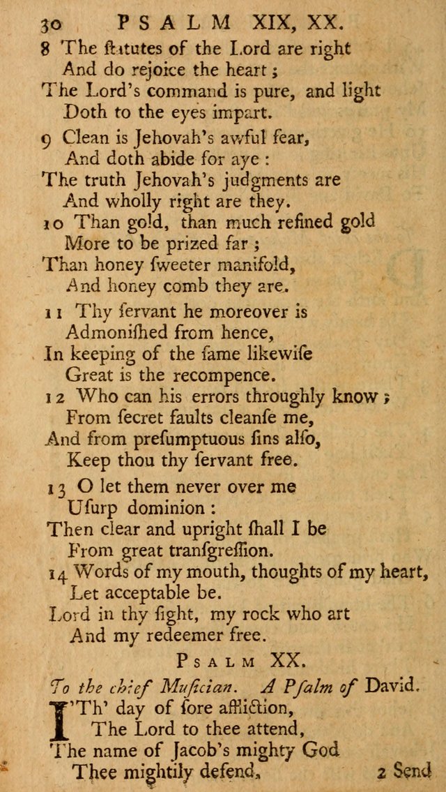 The Psalms, Hymns, and Spiritual Songs of the Old and New-Testament: faithfully translated into English metre: for the use, edification, and comfort of the saints...especially in New-England (25th ed) page 32