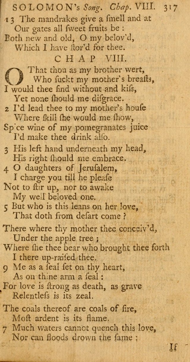 The Psalms, Hymns, and Spiritual Songs of the Old and New-Testament: faithfully translated into English metre: for the use, edification, and comfort of the saints...especially in New-England (25th ed) page 325
