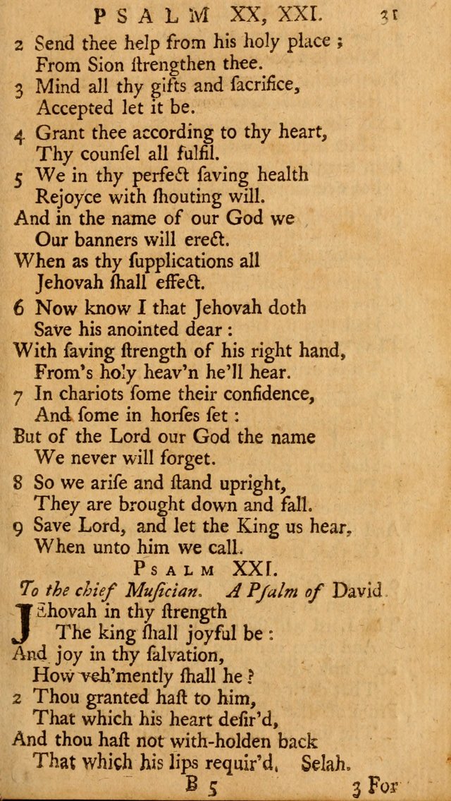 The Psalms, Hymns, and Spiritual Songs of the Old and New-Testament: faithfully translated into English metre: for the use, edification, and comfort of the saints...especially in New-England (25th ed) page 33