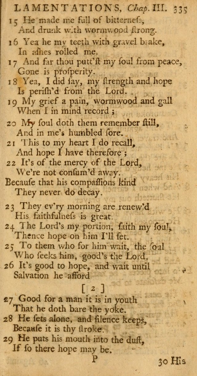 The Psalms, Hymns, and Spiritual Songs of the Old and New-Testament: faithfully translated into English metre: for the use, edification, and comfort of the saints...especially in New-England (25th ed) page 343