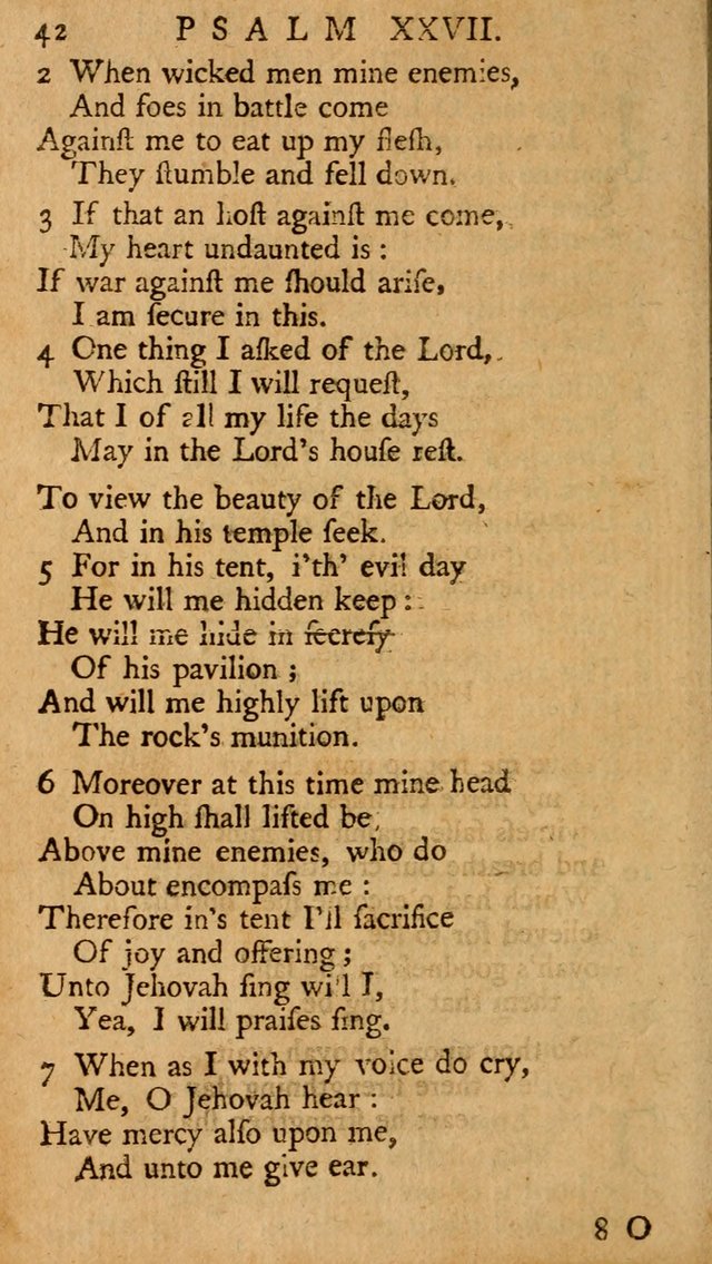 The Psalms, Hymns, and Spiritual Songs of the Old and New-Testament: faithfully translated into English metre: for the use, edification, and comfort of the saints...especially in New-England (25th ed) page 44