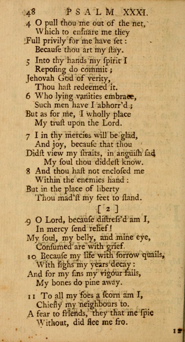 The Psalms, Hymns, and Spiritual Songs of the Old and New-Testament: faithfully translated into English metre: for the use, edification, and comfort of the saints...especially in New-England (25th ed) page 50