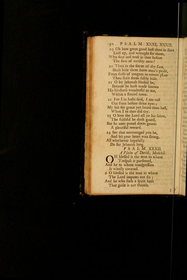 The Psalms, Hymns, and Spiritual Songs of the Old and New-Testament: faithfully translated into English metre: for the use, edification, and comfort of the saints...especially in New-England (25th ed) page 54