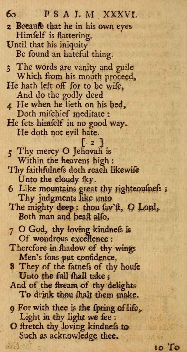 The Psalms, Hymns, and Spiritual Songs of the Old and New-Testament: faithfully translated into English metre: for the use, edification, and comfort of the saints...especially in New-England (25th ed) page 64