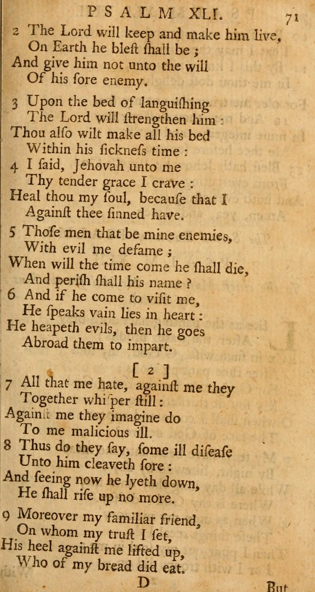 The Psalms, Hymns, and Spiritual Songs of the Old and New-Testament: faithfully translated into English metre: for the use, edification, and comfort of the saints...especially in New-England (25th ed) page 75