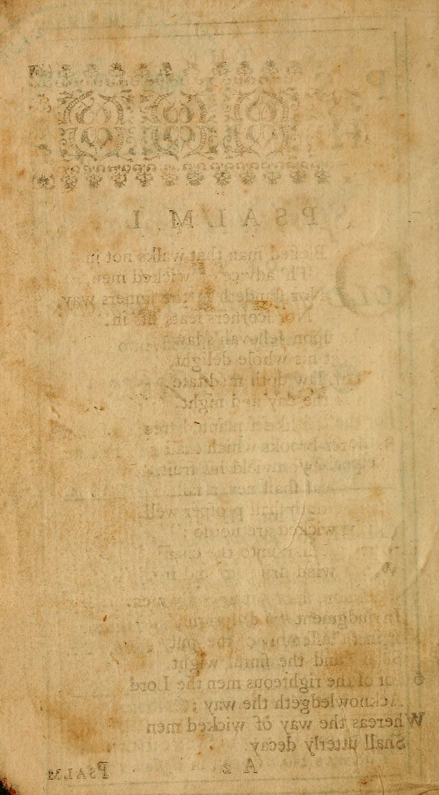 The Psalms, Hymns, and Spiritual Songs of the Old and New-Testament: faithfully translated into English metre: for the use, edification, and comfort of the saints...especially in New-England (25th ed) page viii