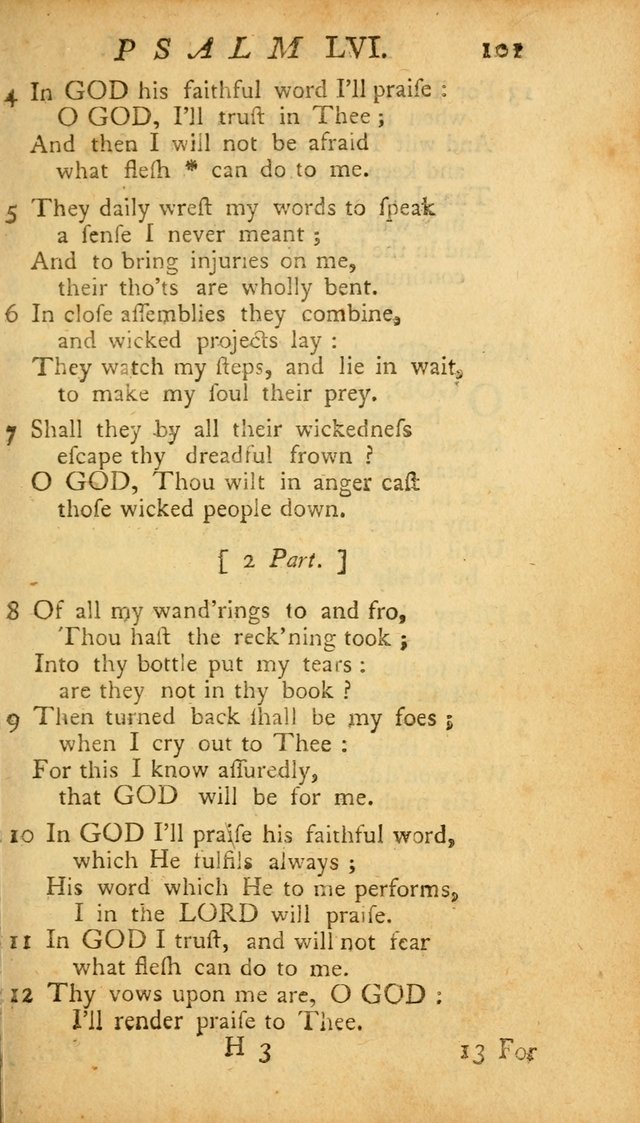 The Psalms, Hymns and Spiritual Songs of the Old and New Testament, faithully translated into English metre: being the New England Psalm Book (Rev. and Improved) page 101